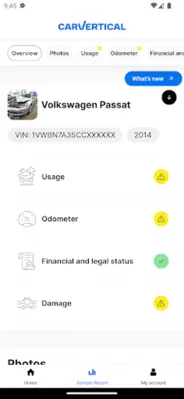carVertical Check Car History android App screenshot 0