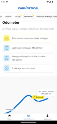 carVertical Check Car History android App screenshot 2